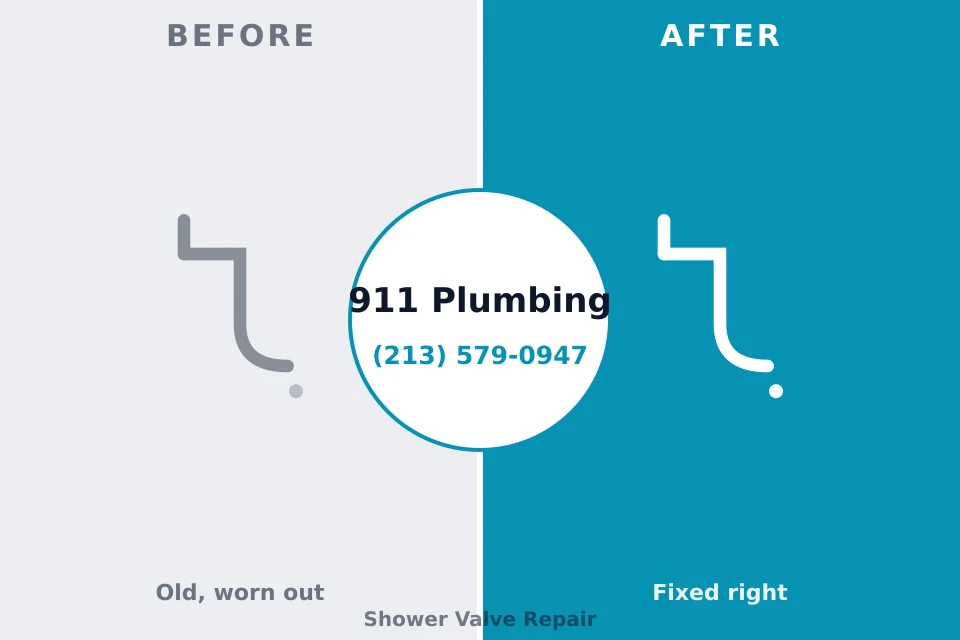Before and after: plumbing company Grandview, OK